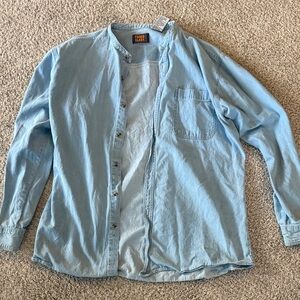 Faded Glory Light Blue Cotton Shirt